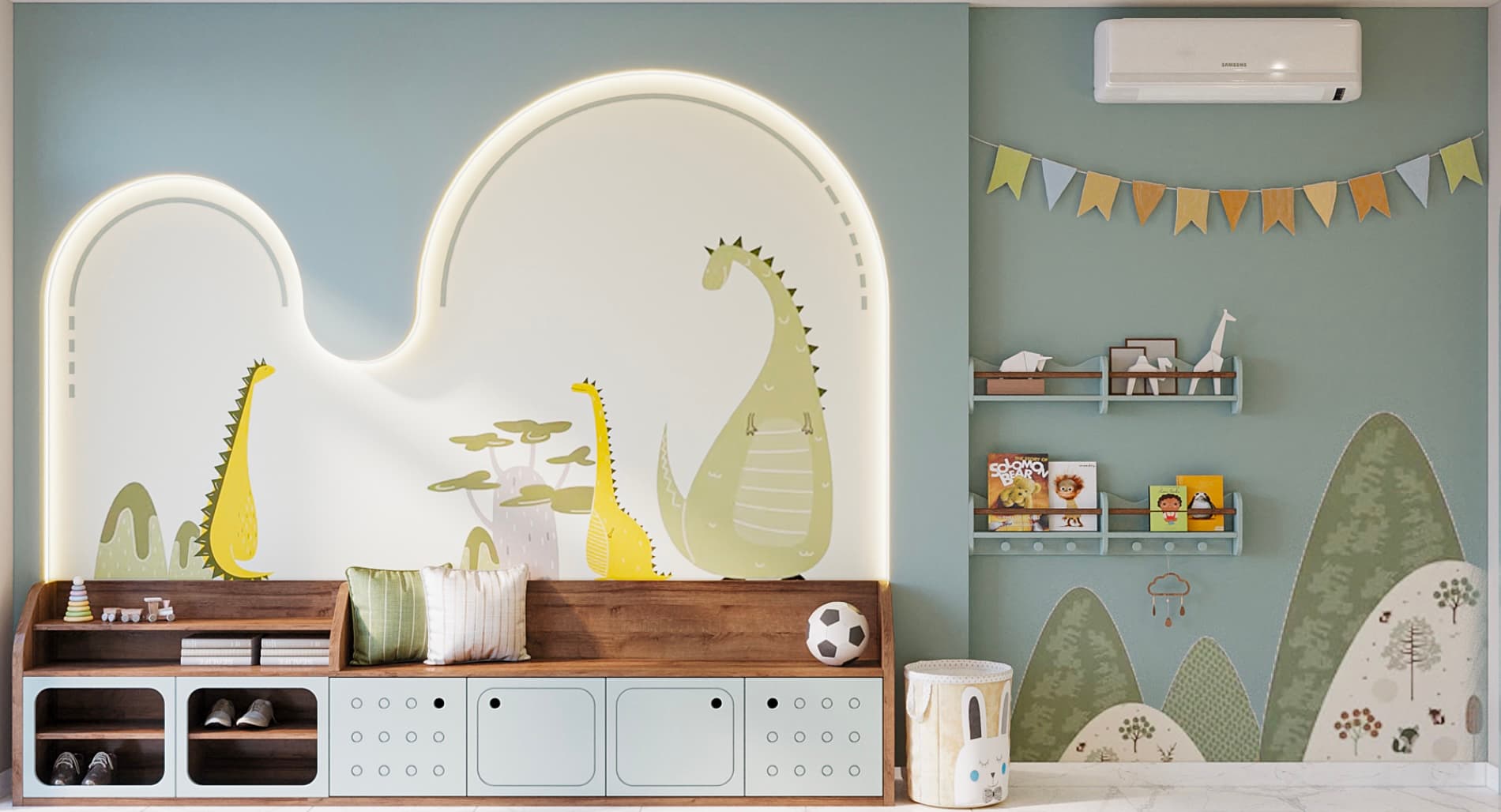 Phòng khám BabyDino - Không gian nội thất