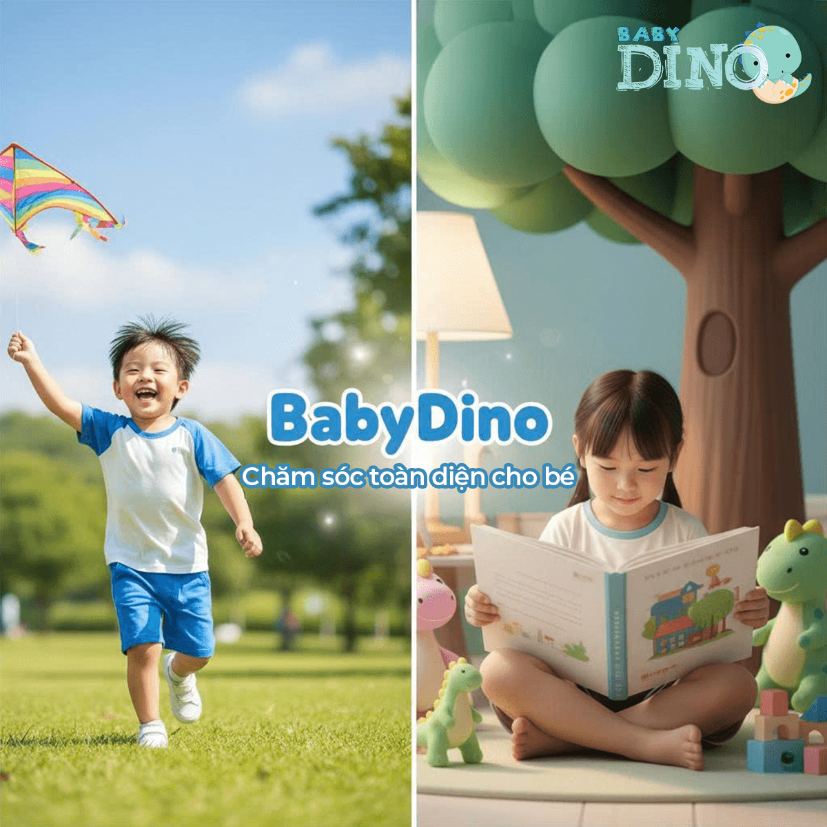 Chăm sóc toàn diện sức khỏe thể chất và tinh thần cho trẻ em tại Baby Dino